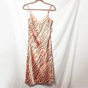 NWT Bar III Satin Midi Dress